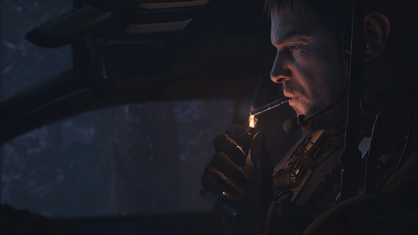 chris redfield, smoking, resident evil village, resident evil 8, re8 wallpaper