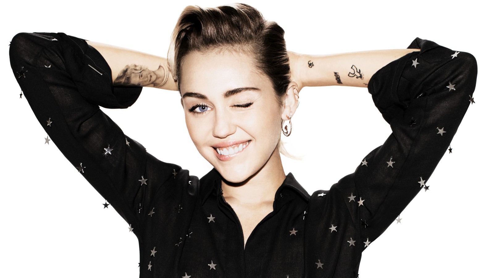 miley cyrus, 5k, american singer, white background, music wallpaper