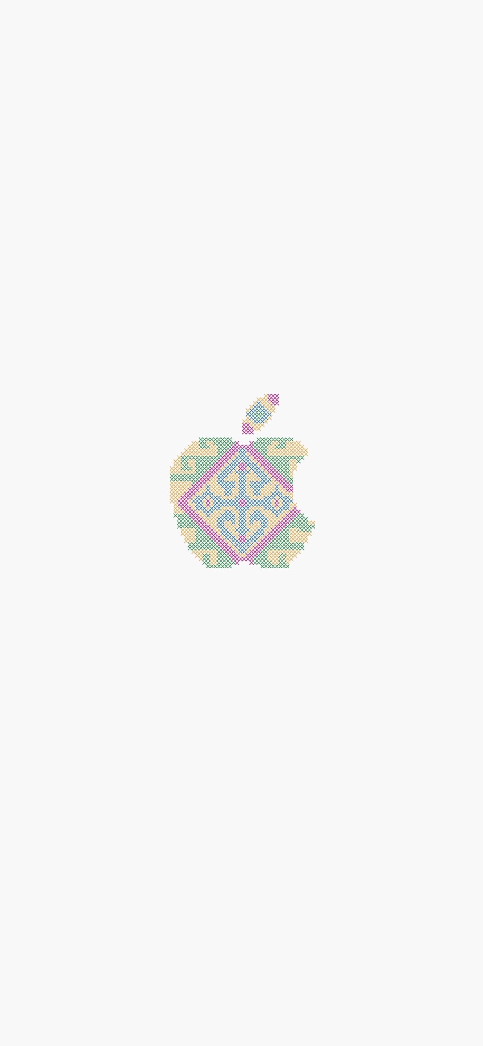 Il y a une image du logo apple en pixels sur un fond blanc (pomme, iphone, événement apple octobre 2020, pommes, mathématiques)