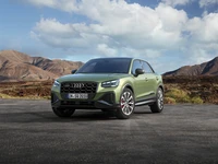 2021 Audi SQ2: A Dynamic SUV Against a Rugged Landscape