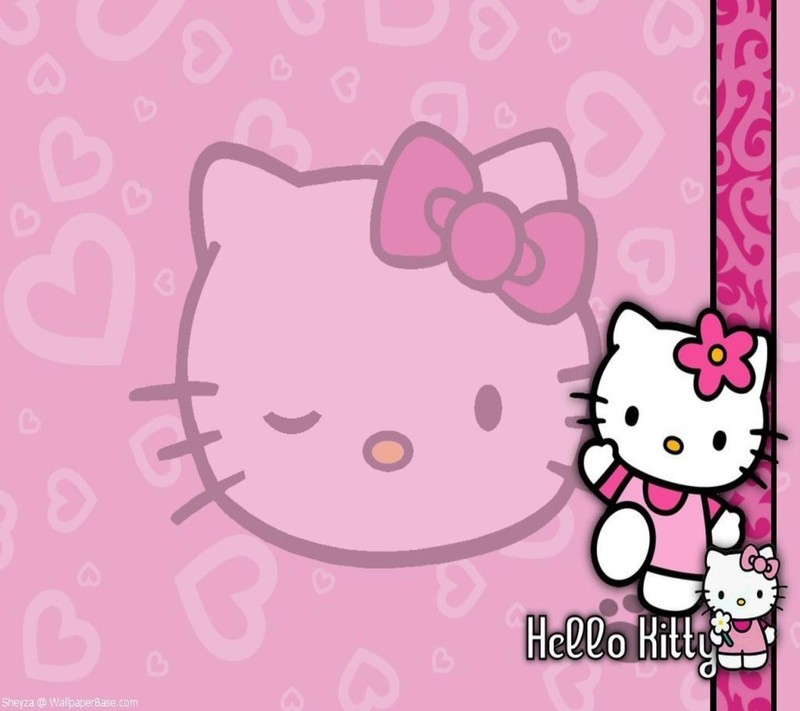 Обои hello kitty обои hello kitty обои hello kitty (милый, девчачий, привет, котёнок, любовь)