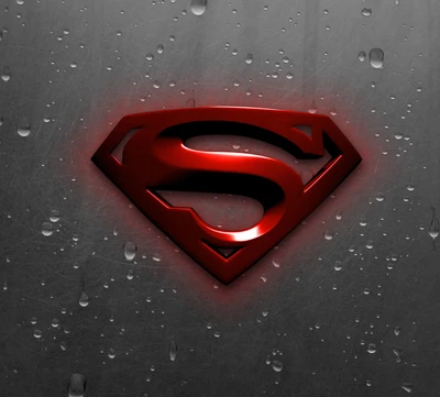 quadrinho, logotipo, superman