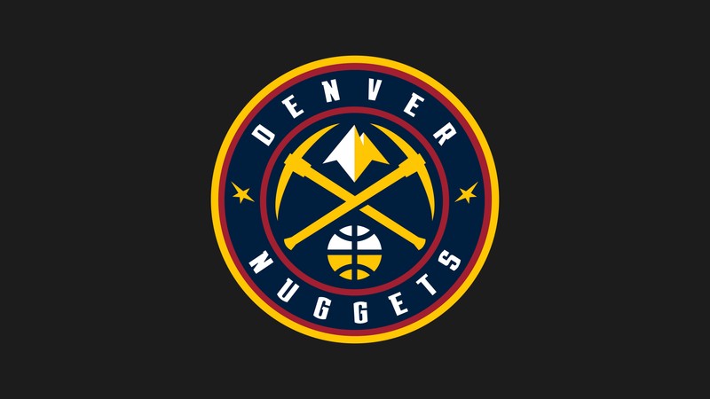 Обои и изображения денвер нуггетс (денвер наггетс, denver nuggets, 5k, логотип, баскетбольная команда)