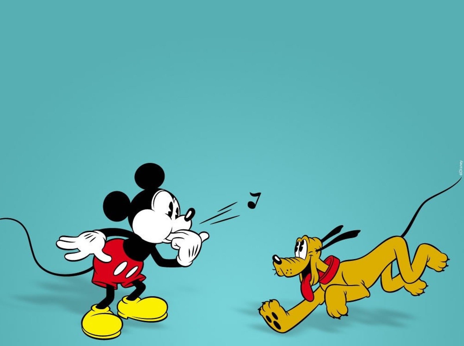 Téléchargez le fond d'écran des dessins animés, mickey and pluto