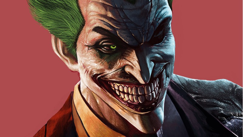 Обои джокера из аркхема (джокер, joker, dc comics, комиксы)