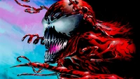 Carnage: The Iconic Marvel Supervillain in a Vivid Graphic Illustration