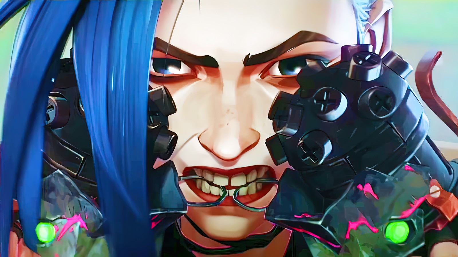 jinx, arcane series, tv series, league of legends, lol wallpaper