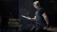 Leon S. Kennedy com faca - Resident Evil 4 (2023)