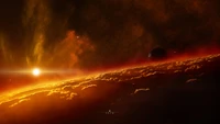 space, atmosphere, astronomical object, outer space, horizon wallpaper