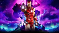 fortnite, fortnite battle royale, chapter 2 season 4, video game, iron man wallpaper