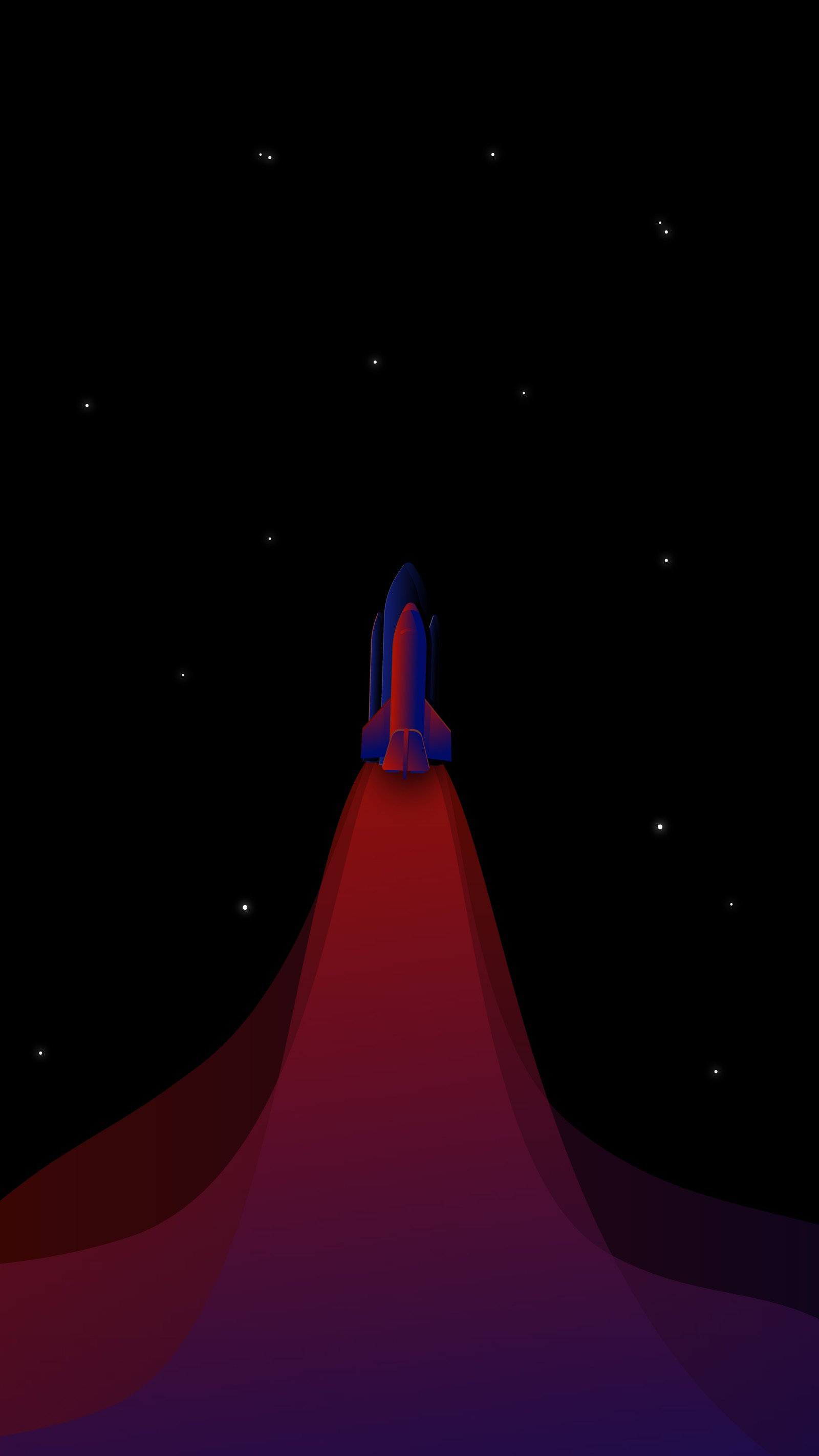 Vista de una colina roja con una torre azul en la parte superior (cohete, amoled, atmósfera, objeto astronómico, espacio)