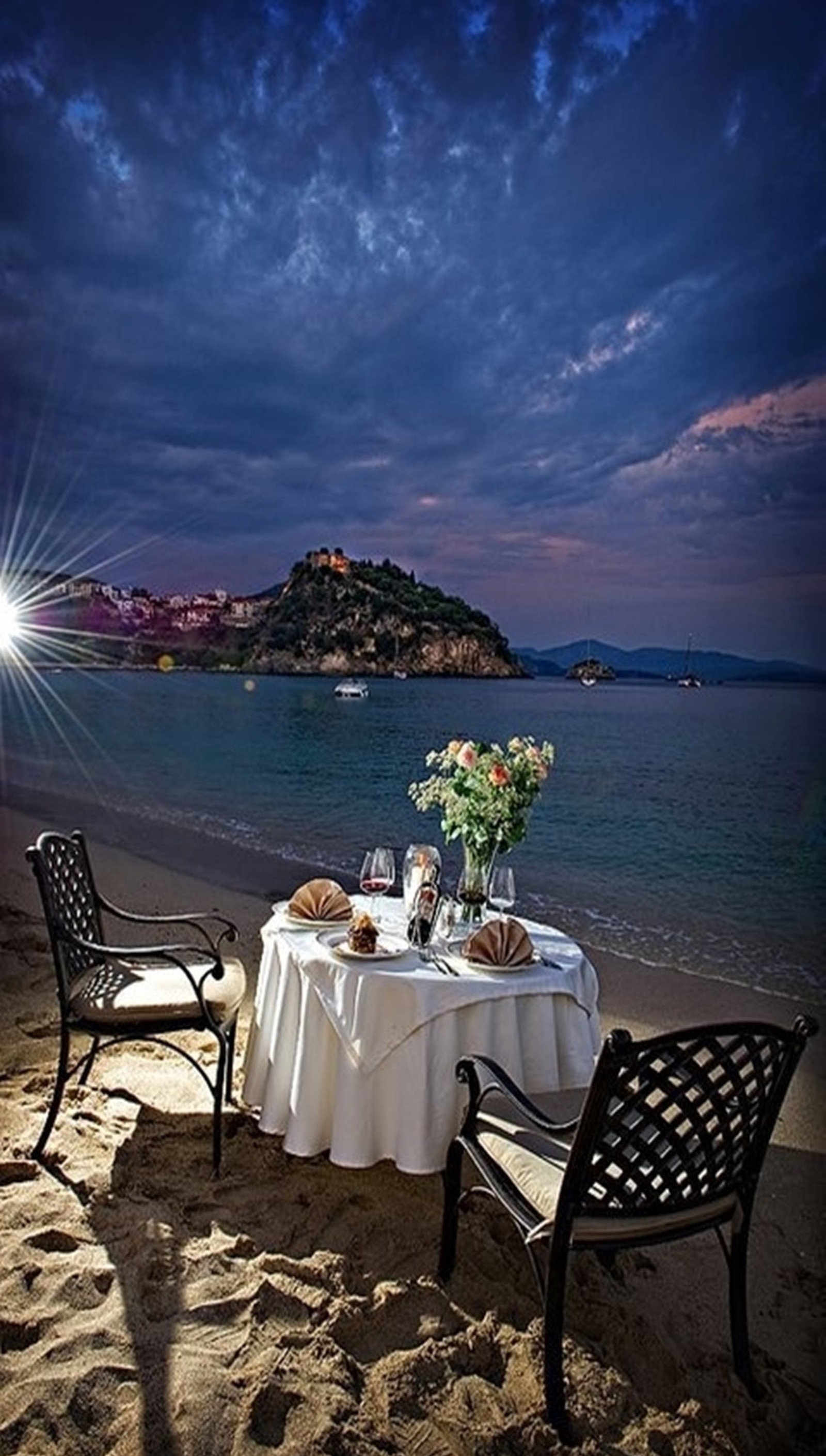 dinner, romantic wallpaper