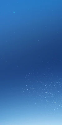 Papel de parede gradiente azul estrelado para Galaxy S8.