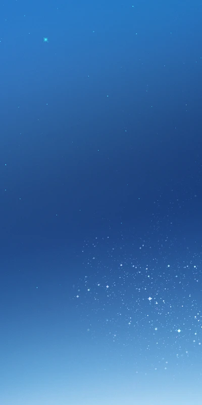 Fondo degradado azul estrellado para Galaxy S8.