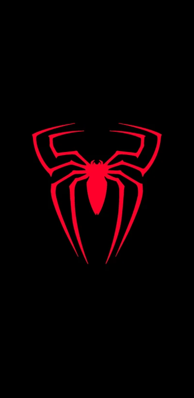 noir, rouge, araignée, homme, spiderman