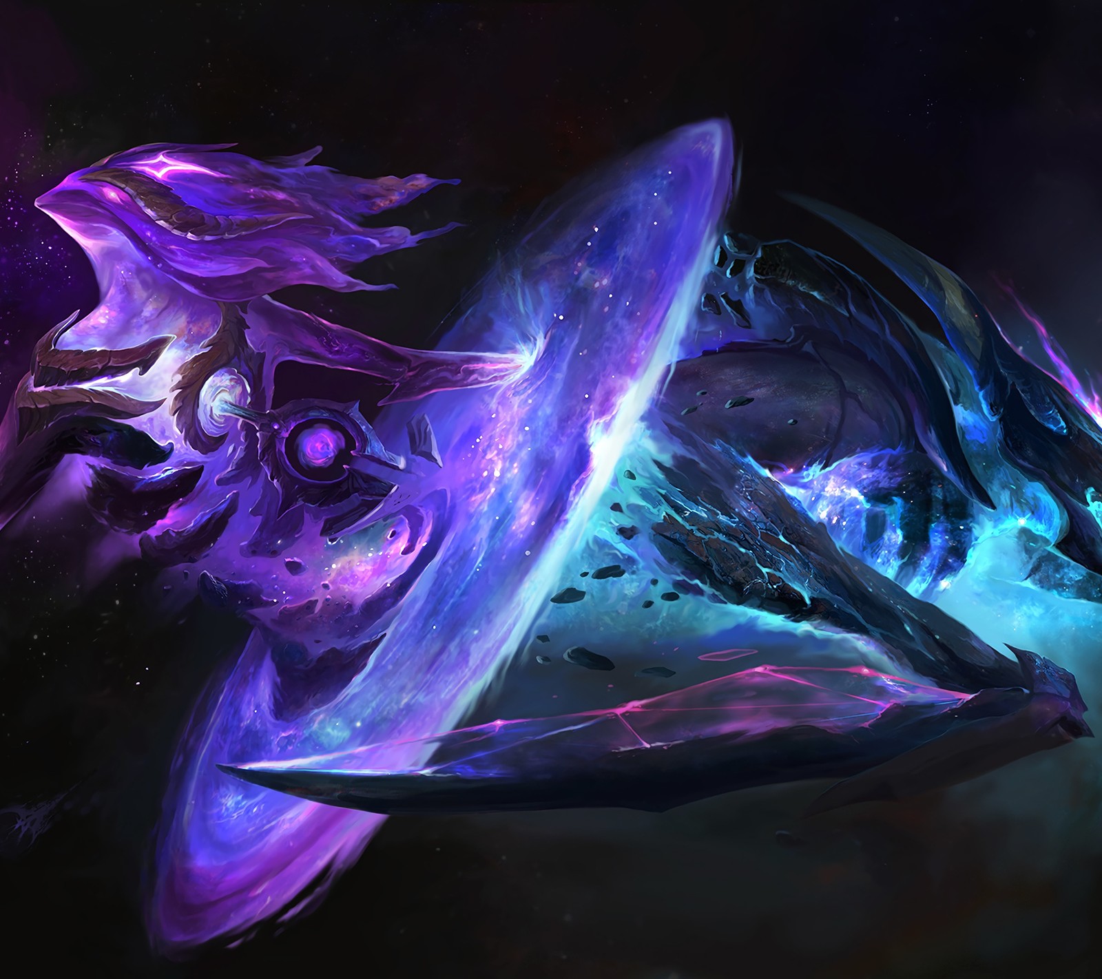 game, league of legends, space Download Wallpaper