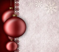 fundo, enfeite de natal, red balls