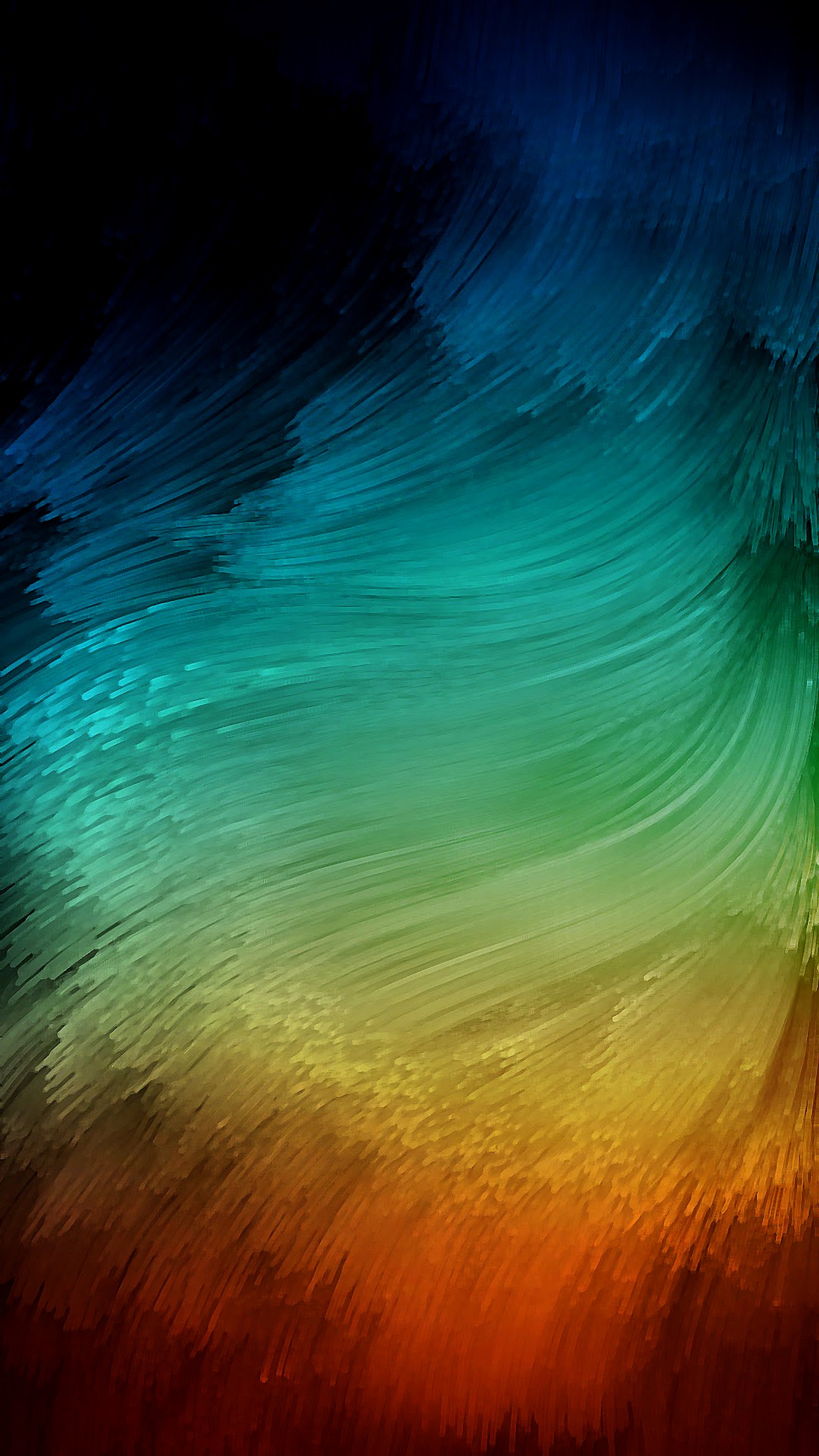 Arafed image of a wave with a rainbow of colors (3d, abstract, anime, art, best)