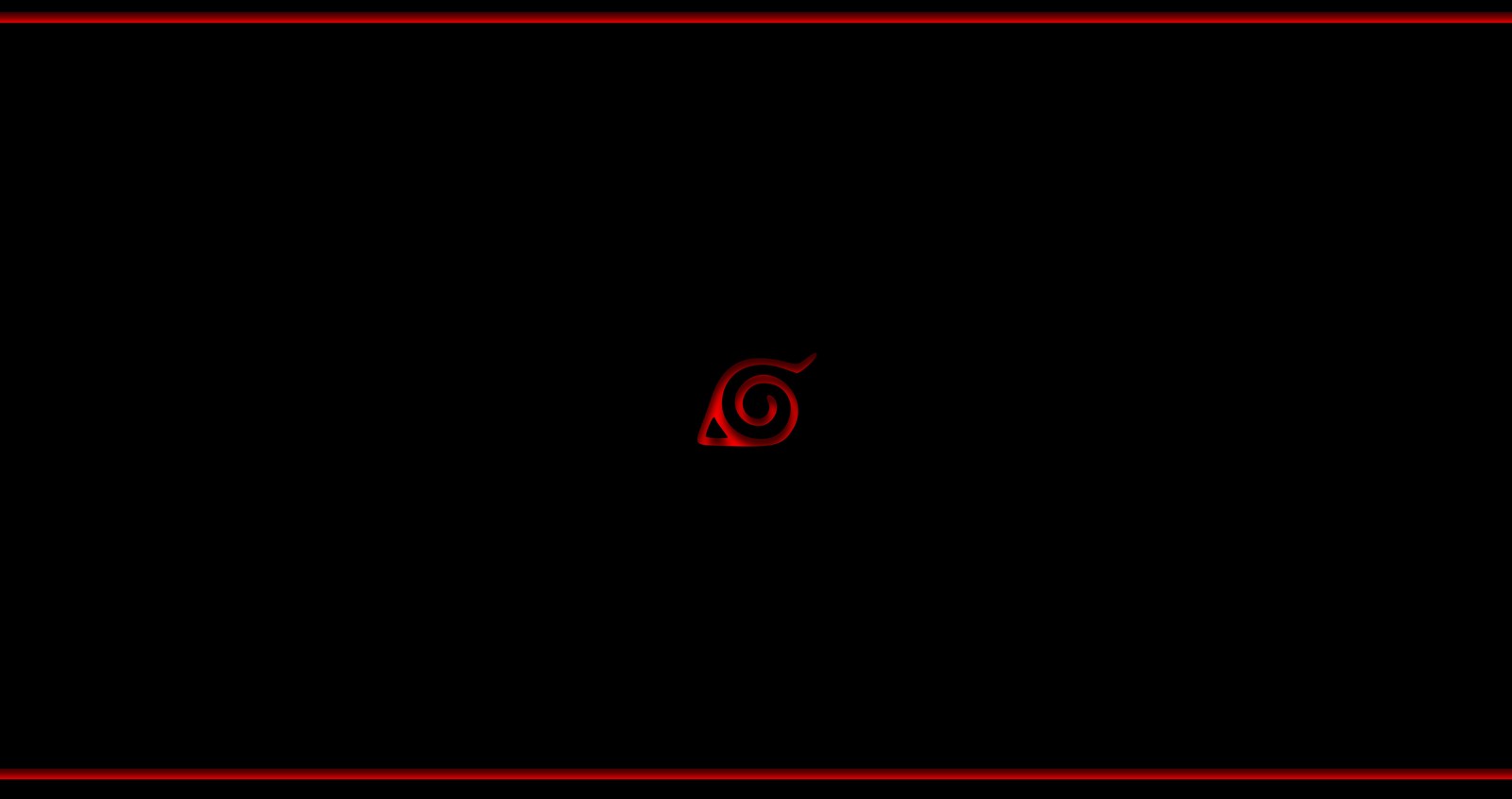 A close up of a red and black background with a red and black logo (amoled anime, amoled naruto, anime, cartoon, konoha)