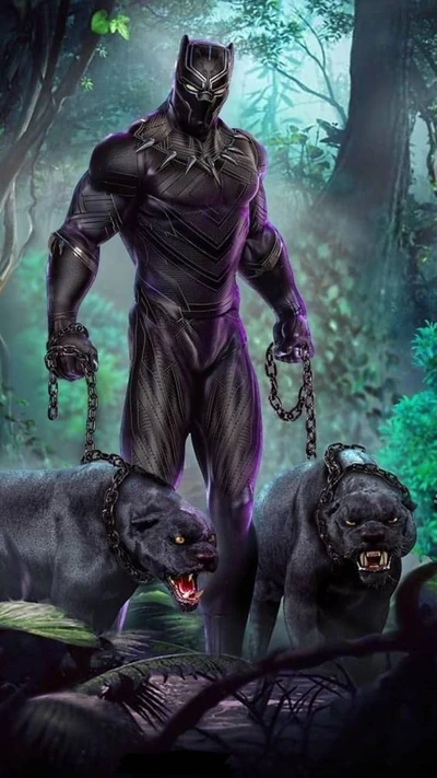 Panthère Noire : Gardien de Wakanda avec des Alliés Redoutables