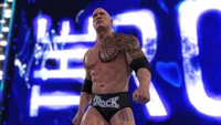 The Rock dans WWE 2K22 : Action de Lutte Iconique