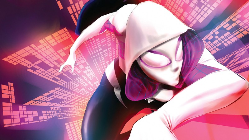 Человек-паук: в мультивселенной (гвен паук, spider gwen, marvel comics, комиксы)