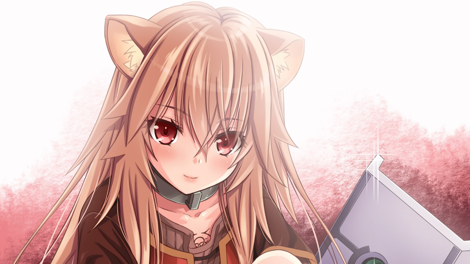 Anime, a girl with long hair and a cat ears holding a box (raphtalia, the rising of the shield hero, tate no yuusha no nariagari, anime)