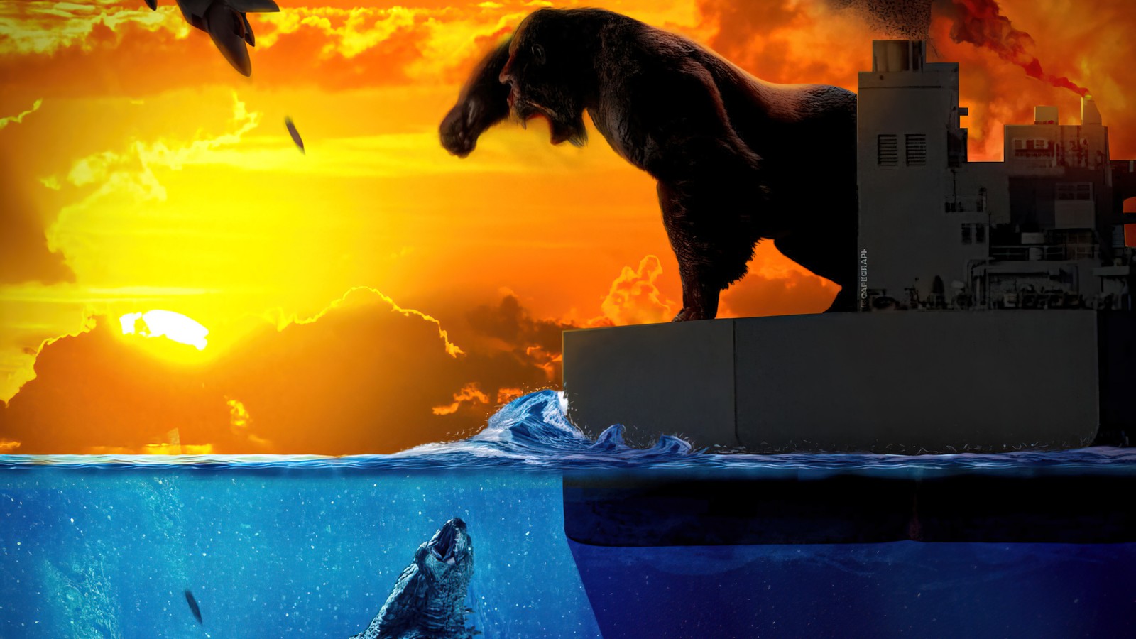 Baixar papel de parede godzilla vs kong, 2021, filme, kong, cartaz