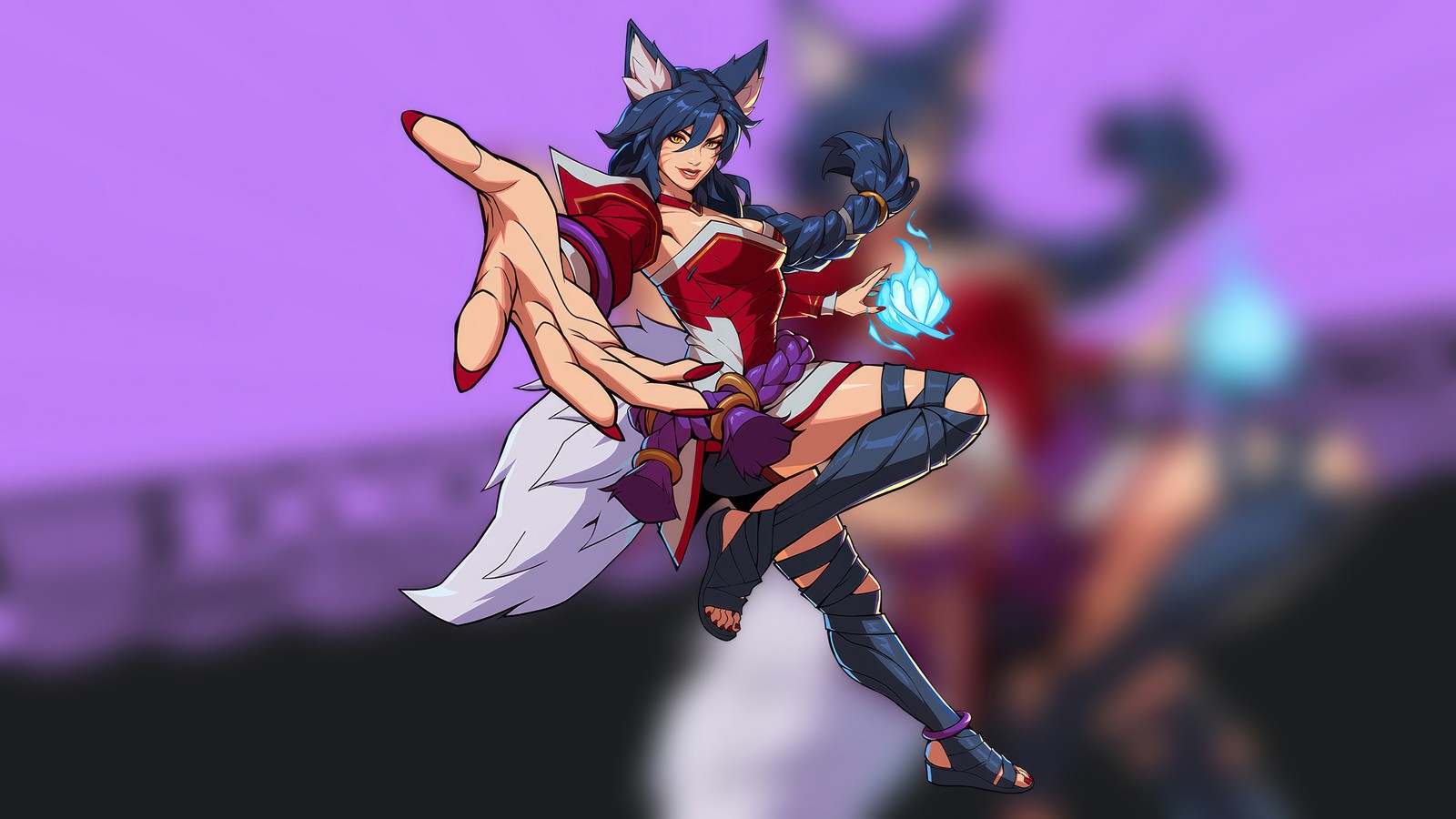 ahri, 2xko, video game, league of legends, lol wallpaper