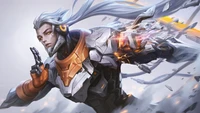 Yasuo: The Cybernetic Warrior from League of Legends