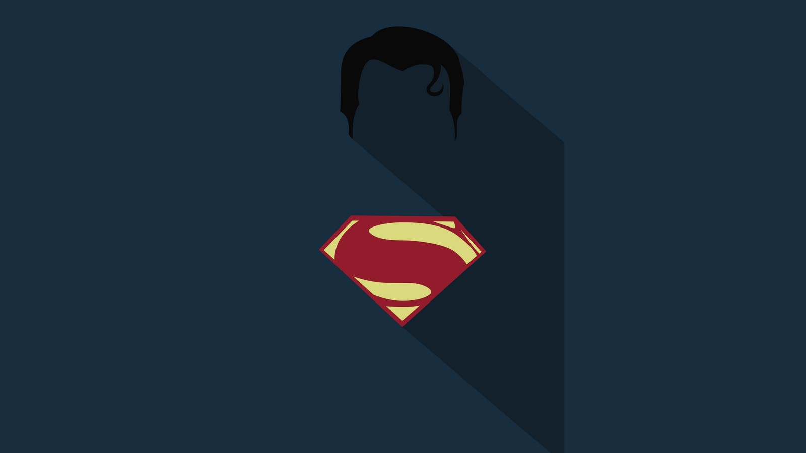 superman, superhero, graphics, superman logo, heart Download Wallpaper