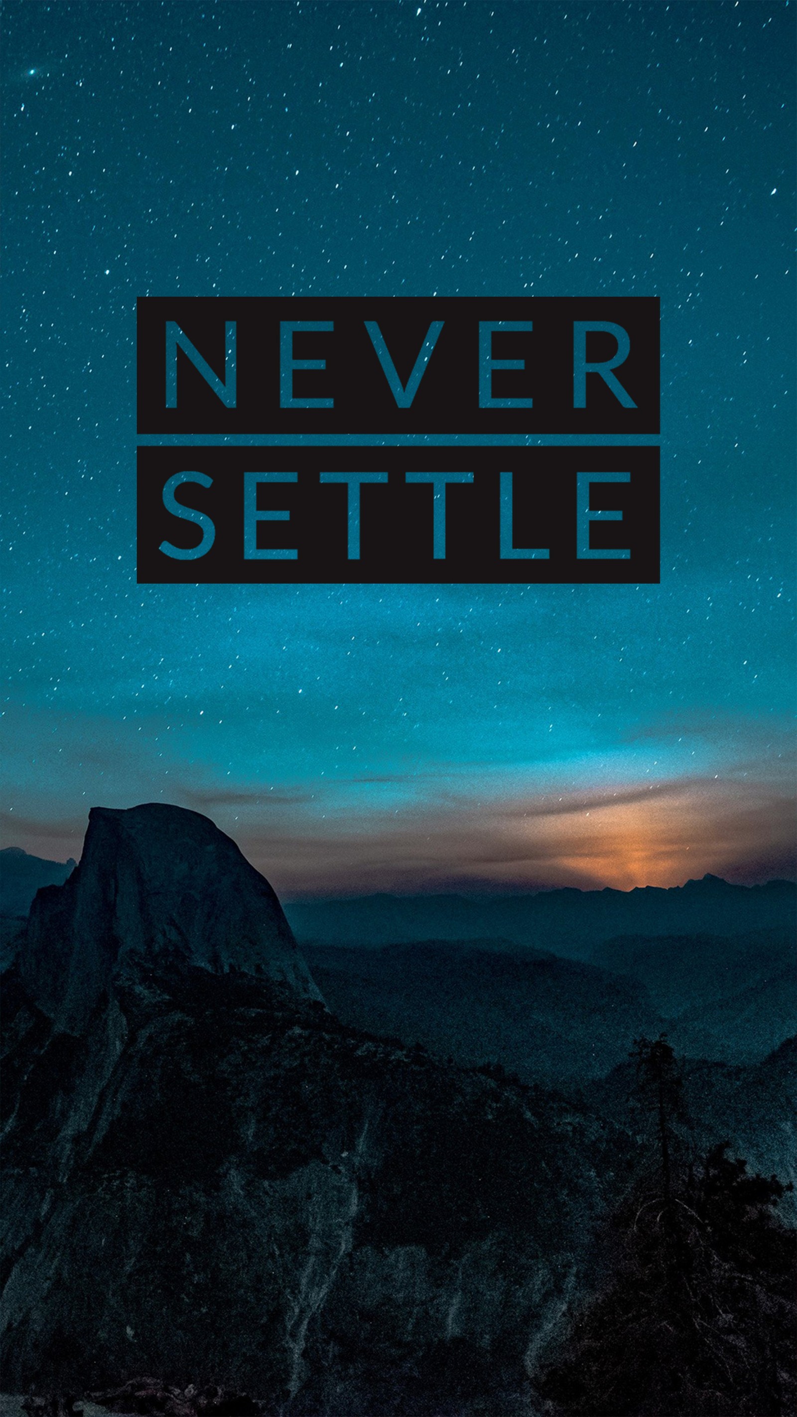 Скачать обои никогда, never settle, neversettle, oneplus, oneplus3