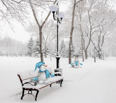 Charming Snowmen in a Winter Wonderland