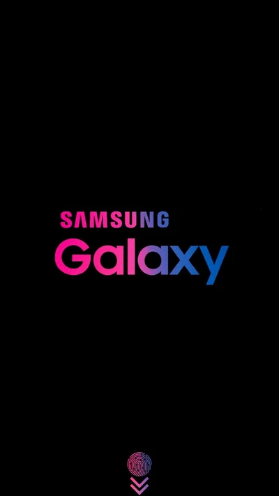 Logo Samsung Galaxy sur un fond sombre