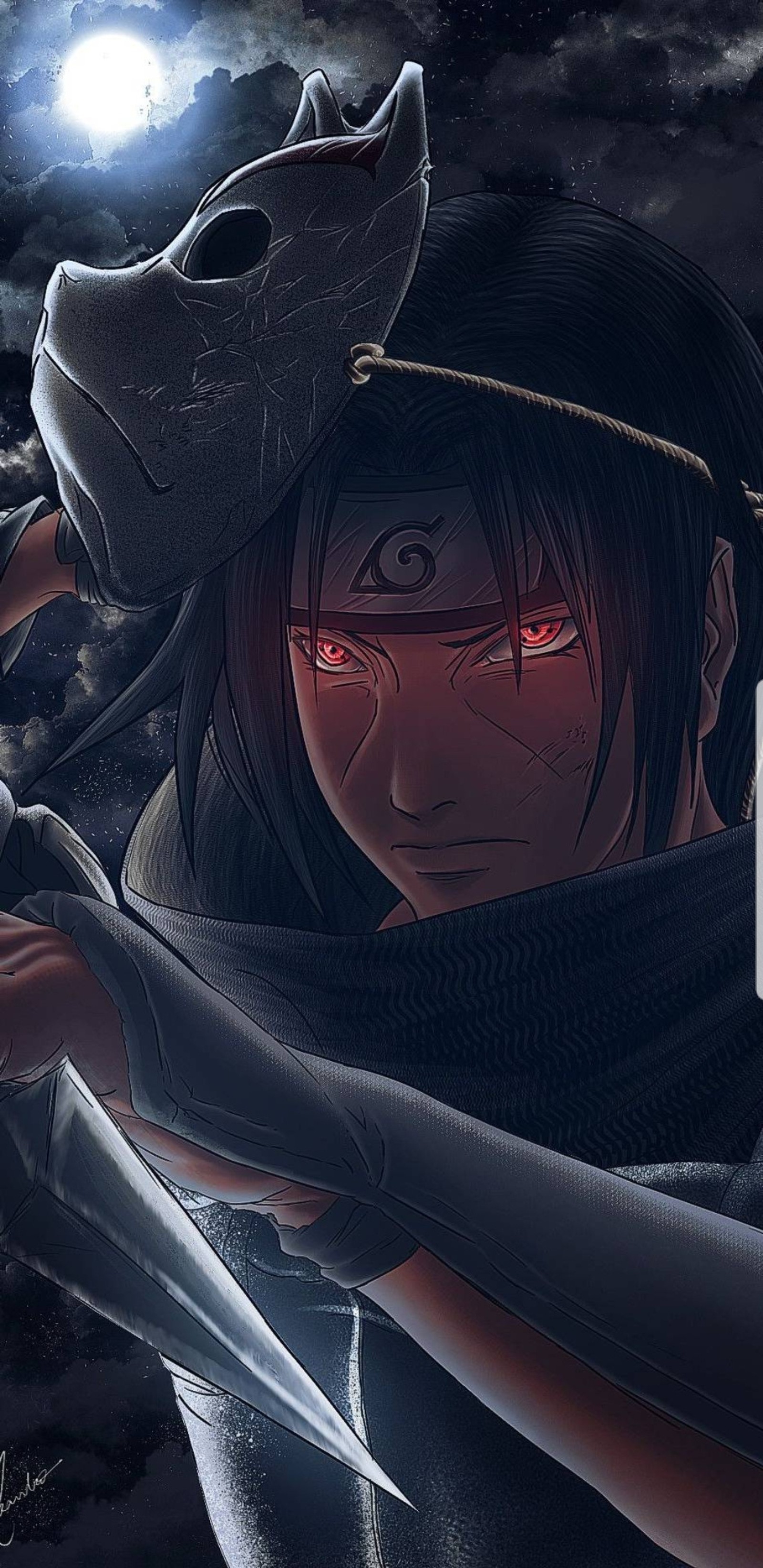 Descargar fondo de pantalla anime, itachi