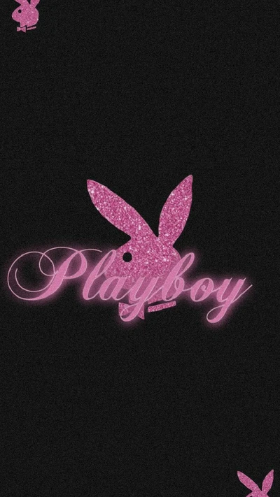 niño, brillo, rosa, jugar, playboy