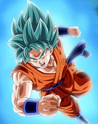 dragon ball super, anime, goku, ssj blue, hd