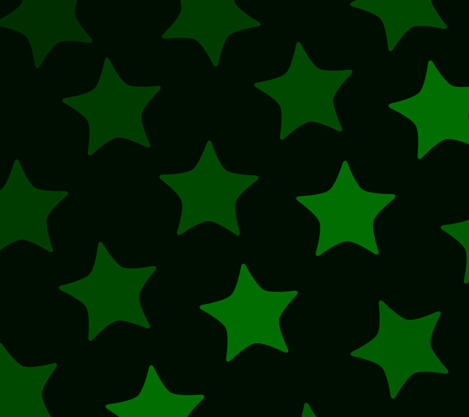 A close up of a green and black background with stars (abstract, green, stars)