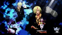 one piece, sanji, anime, papel de parede 4k