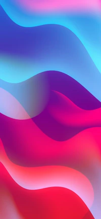 Vibrant Waves of Purple and Pink Gradients