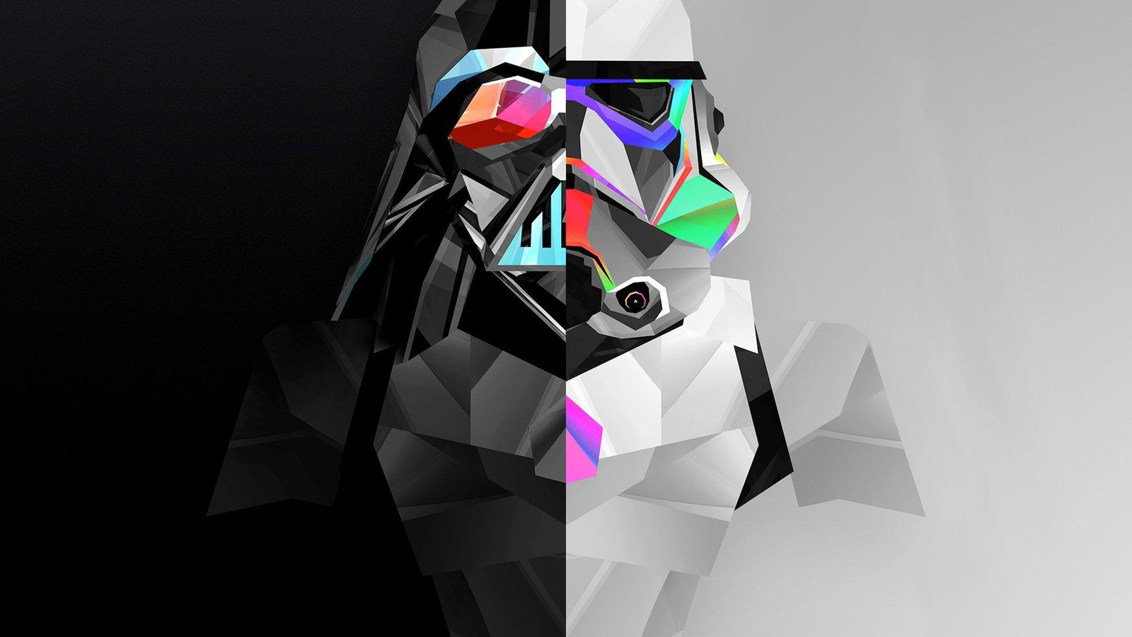 Um close em um personagem de star wars com um capacete (soldado imperial, star wars, design gráfico, ilustração, design)