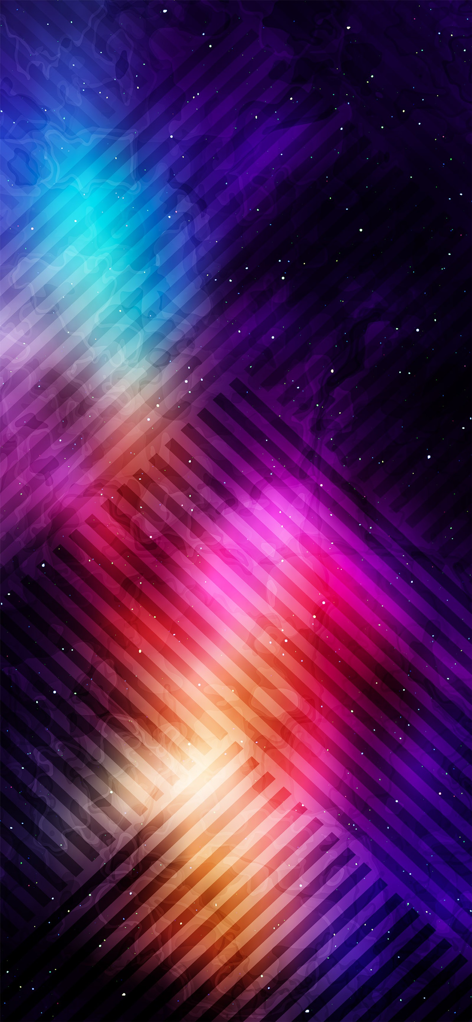 A colorful background with a diagonal pattern and stars (light, colorfulness, water, purple, violet)