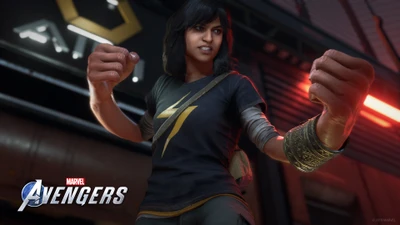 Kamala Khan ermächtigt im Marvel's Avengers Videospiel