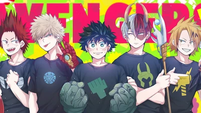 боку но хиро академия, my hero academia, аниме, anime, мхга