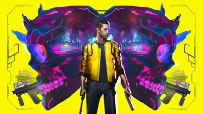 cyberpunk 2077, искусство, киберпанк, иллюстрация, концепт арт