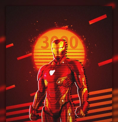 Iron Man : Je t'aime 3000 - Superbe fan art en 4K