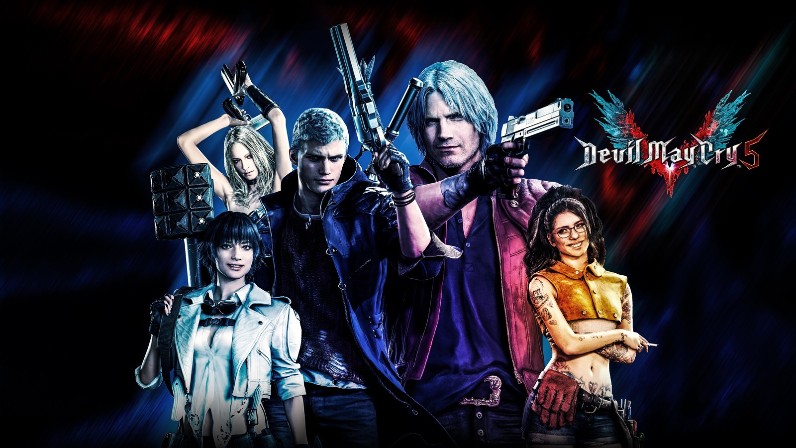 Fondos de pantalla devil may cry hd fondos de pantalla (devil may cry 5, videojuego, dante, nero, nico)