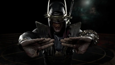 Noob Saibot como El Batman que Ríe en Mortal Kombat 11