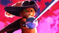 Puss in Boots: A Fearless Feline Hero Wielding His Sword