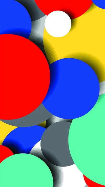 abstrait, art, circles, coloré, couleurs